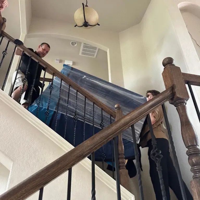 Blog 18 Two Step Moving crew loading furniture for a residential move in San Antonio